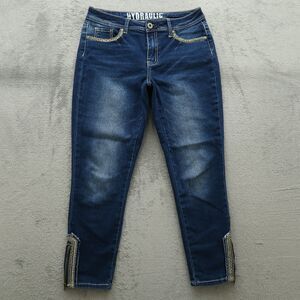 Hydraulic Jeans Women's Size 6 Blue Mid-Rise Skinny Denim Pants 26" Inseam